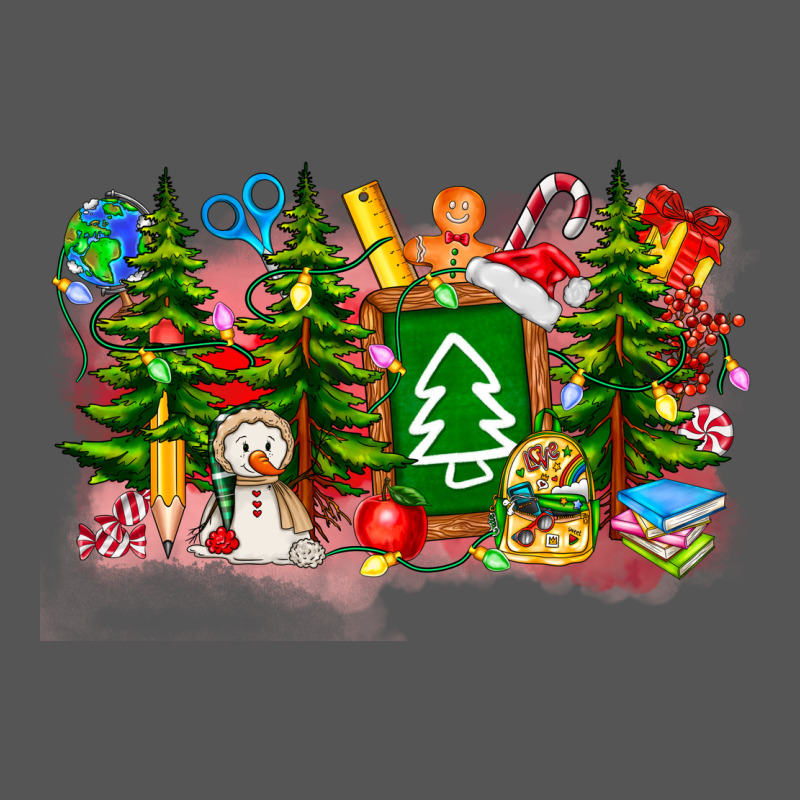 Christmas Teacher Zipper Hoodie by CowhideDigitalArt | Teevron