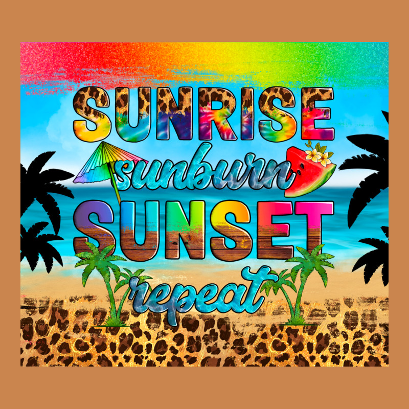 Sunrise Sunburn Sunset Repeat Heavyweight Hoodie by Artiststas | Teevron