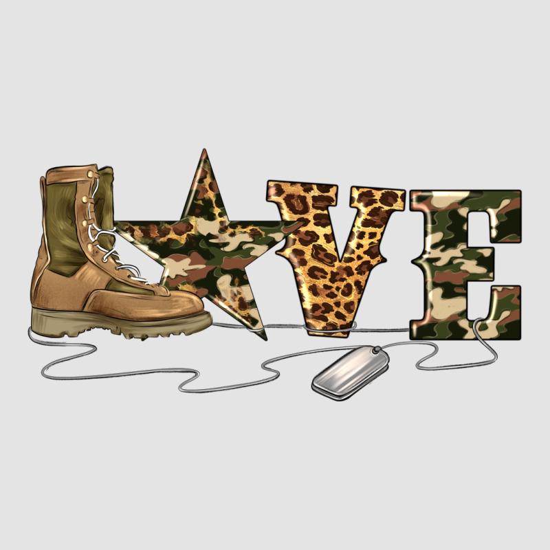 Camouflage Military Boots Love Premium Sweatshirt by Artiststas | Teevron