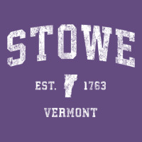Stowe Vermont Vt Vintage Athletic Sports Vintage Hoodie | Teevron