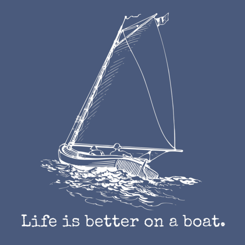 Life Is Better On A Boat Sailboat Sketch Cool Sailing Gifts Vintage Hoodie by minhPixels | Teevron