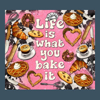 Life Is What You Bake It With Cowhide Urban Heavy Tee | Teevron