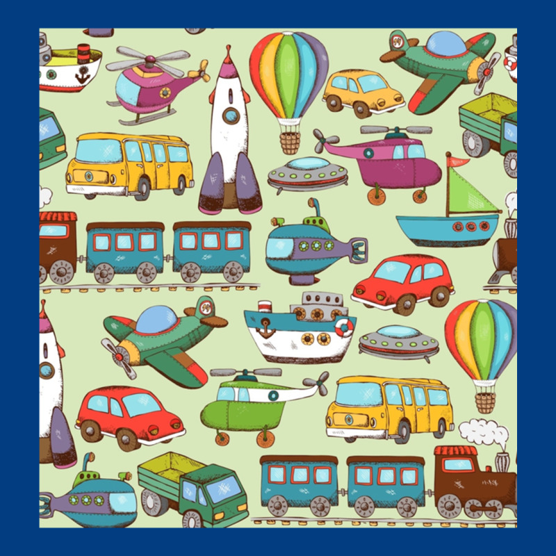 Planes, Trains, And Automobiles Pattern Chiffon Top Premium Sweatshirt by minhPixels | Teevron