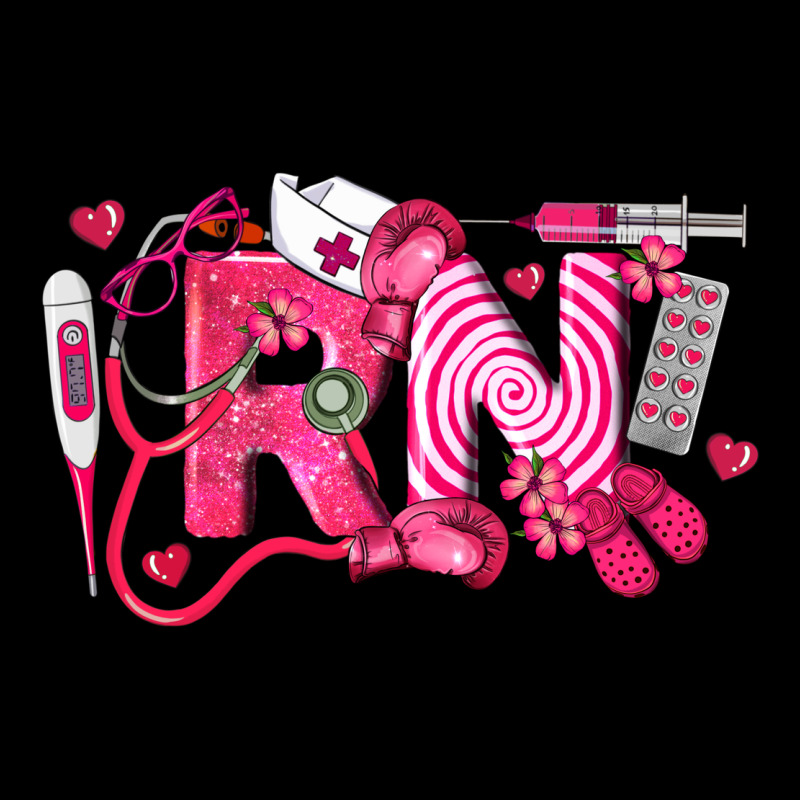 Rn Breast Cancer Registered Nurse Heavy Core Tee by LillyAllenDesigns | Teevron