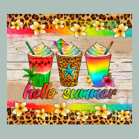Hello Summer Ice Coffee Heavyweight Hoodie | Teevron