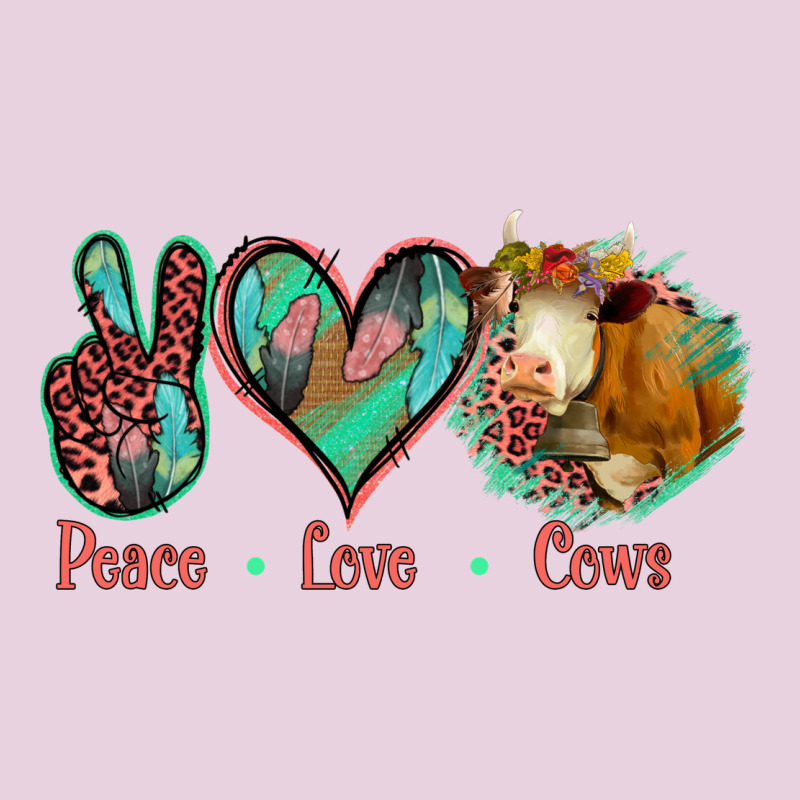 Peace Love Cows Ladies Tee by Bettercallsaul | Teevron
