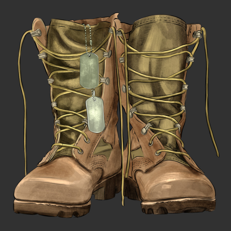 Soldier Boots Urban Heavy Tee by RanaPortraitStore | Teevron