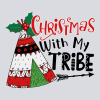 Christmas With My Tribe Boho Zipper Hoodie | Teevron