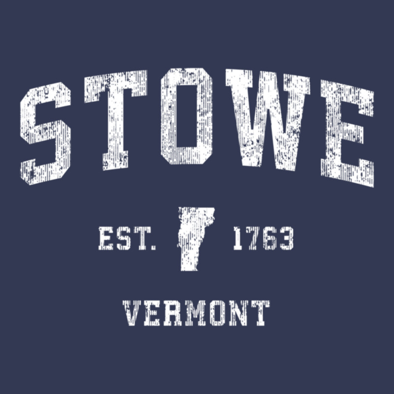 Stowe Vermont Vt Vintage Athletic Sports Heavyweight Hoodie by minhPixels | Teevron