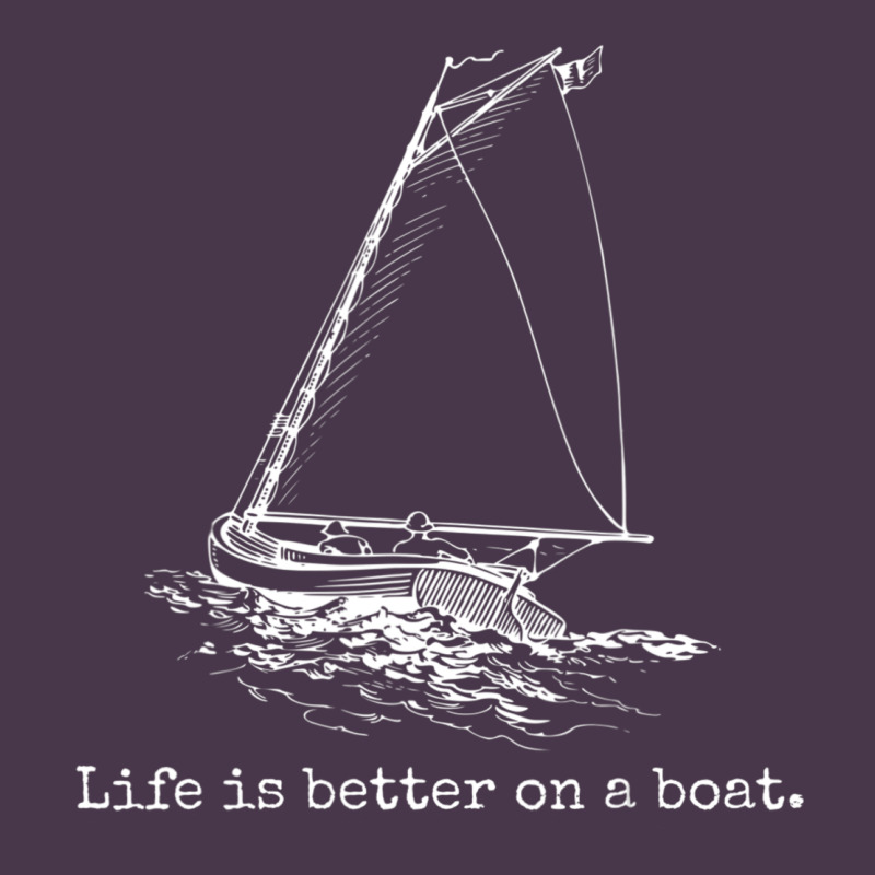 Life Is Better On A Boat Sailboat Sketch Cool Sailing Gifts Heavyweight Hoodie by minhPixels | Teevron