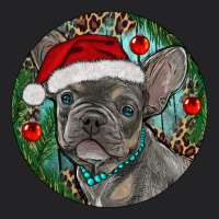 Frenchie Christmas Vintage Tee | Teevron