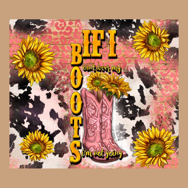 Cowgirl Boots Sunflower Vintage Tee by TumblerDesignByShophia | Teevron