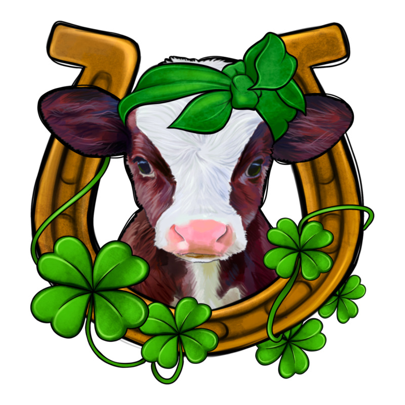 Lucky Horseshoe 4 Leaf Clover Baby Calf Premium Tee by Jasminsmagicworld | Teevron