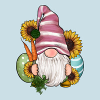 Easter Gnomes Egg Carrot Sunflowers Ladies Tee | Teevron