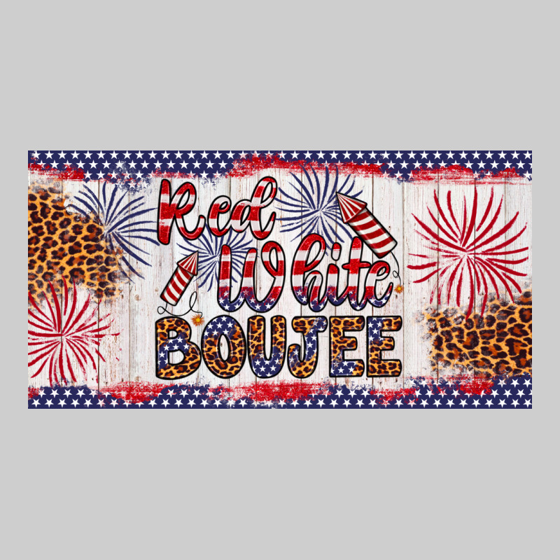 Red White Boujee Premium Sweatshirt by Artiststas | Teevron