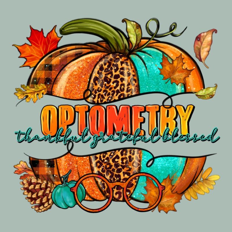 Optometry Thankful Grateful Blessed Pumpkin Classic Tee by NancyCooperArtShop | Teevron