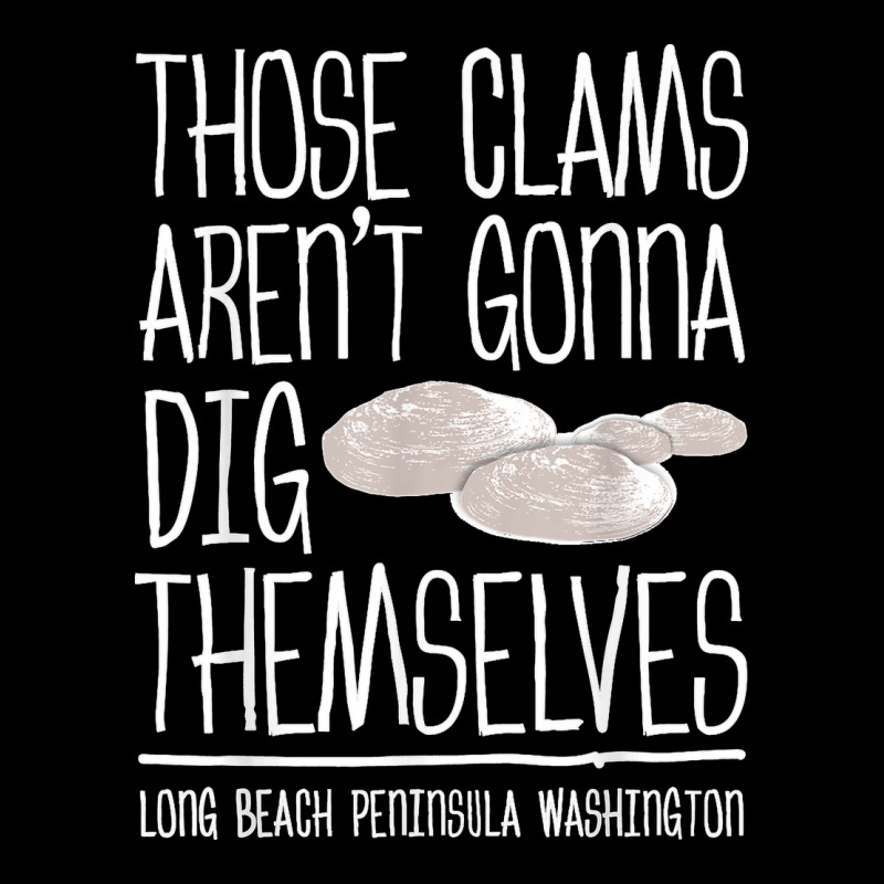 Clam Diggers Funny Quote Gift Long Beach Peninsula Urban Hoodie by minhPixels | Teevron
