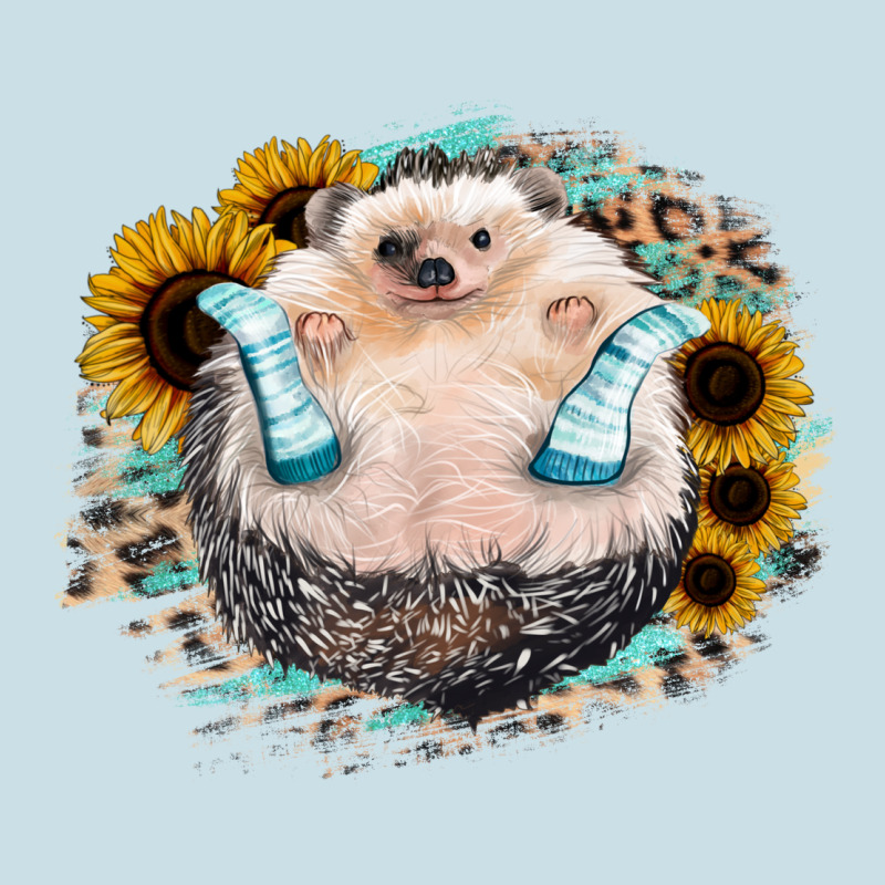 Hedgehog With Sunflower Ladies Tee by Bettercallsaul | Teevron