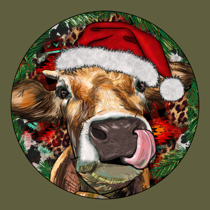 Hereford Cow Christmas Vintage Tee by RanaPortraitStore | Teevron