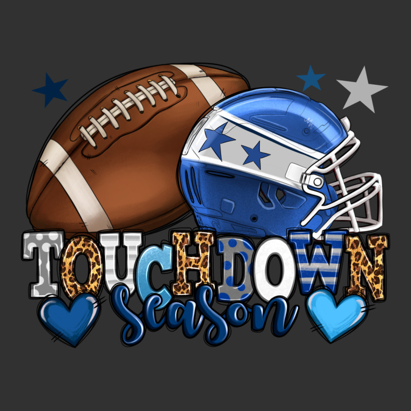 Touchdown Season American Football Blue Team Color Urban Heavy Tee by HowdyJamesFarm | Teevron