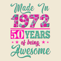 Made In 1972, 50 Years Of Being Awesome Premium Tee | Teevron