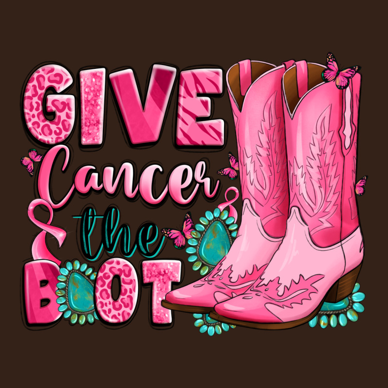 Give Cancer The Boot Heavy Core Tee by LillyAllenDesigns | Teevron