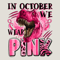 In October We Wear Pink Dinosaur Heavy Core Tee | Teevron