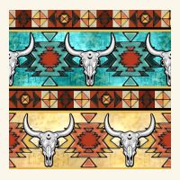 Native American Aztec Seamless Pattern 3 Premium Hoodie | Teevron