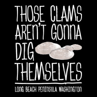 Clam Diggers Funny Quote Gift Long Beach Peninsula Urban Heavy Tee | Teevron
