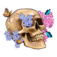 skull flora butterfly | Teevron