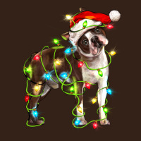 Christmas Chocolate Boston Terrier Heavy Core Tee | Teevron