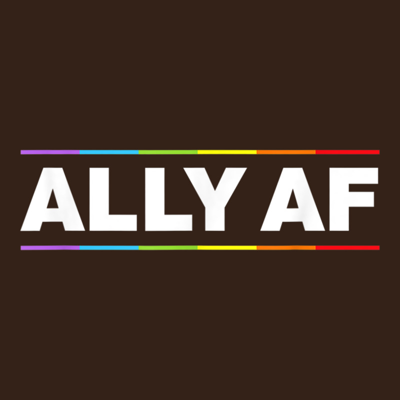 Ally Af Pride Rainbow Shirt  Proud Lgbtq Ally Tshirt Heavy Core Tee by minhPixels | Teevron