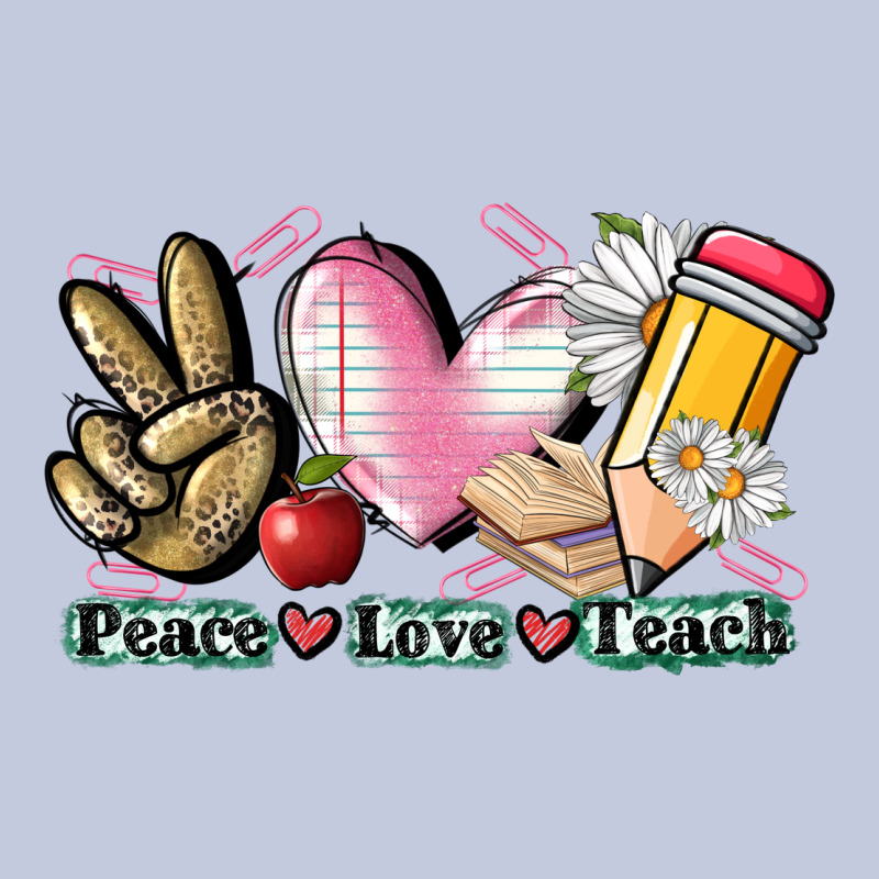 Peace Love Teach Long Sleeve Tee by CowGirlArtShop | Teevron