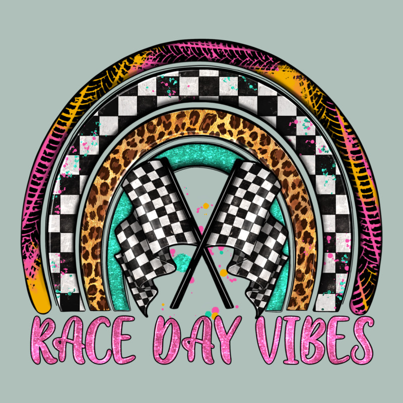Race Day Vibes Rainbow Heavyweight Hoodie by Artiststas | Teevron