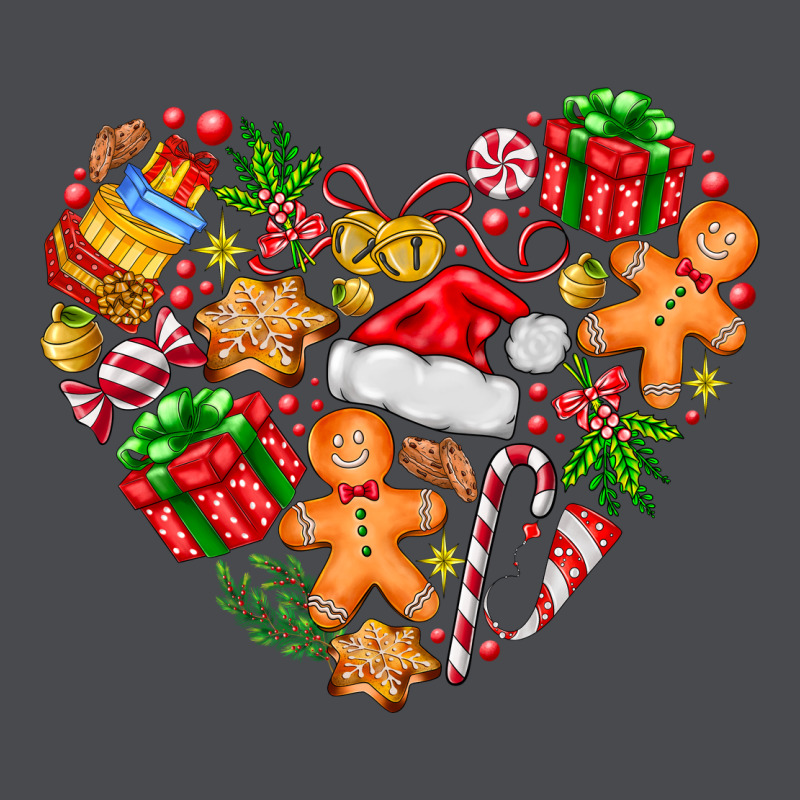 Love Christmas  Heart Zipper Hoodie by CowhideDigitalArt | Teevron