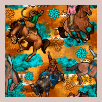 Cowboy Rodeo Seamless Pattern Premium Hoodie | Teevron