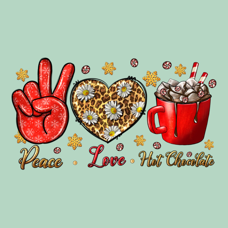 Peace Love Hot Chocolate Classic Tee by NancyCooperArtShop | Teevron