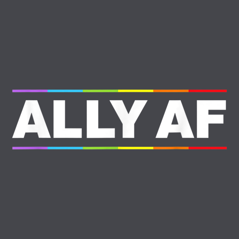 Ally Af Pride Rainbow Shirt  Proud Lgbtq Ally Tshirt Long Sleeve Tee by minhPixels | Teevron