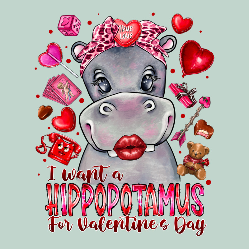 I Want Hippopotamus For Valentines Day Zipper Hoodie by CowhideDigitalArt | Teevron