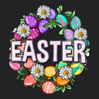 Easter With Eggs And Daisy Easter Day Vintage Tee | Teevron