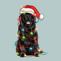 Christmas Newfoundland Dog Heavy Core Tee | Teevron