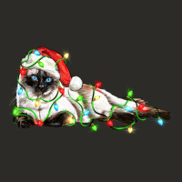Christmas Siamese Cat Heavy Core Tee | Teevron
