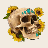 Skull Flowers And Gemstone Premium Sweatshirt | Teevron