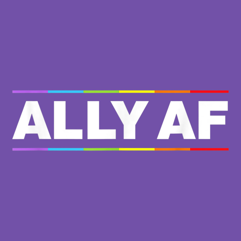Ally Af Pride Rainbow Shirt  Proud Lgbtq Ally Tshirt Premium Sweatshirt by minhPixels | Teevron