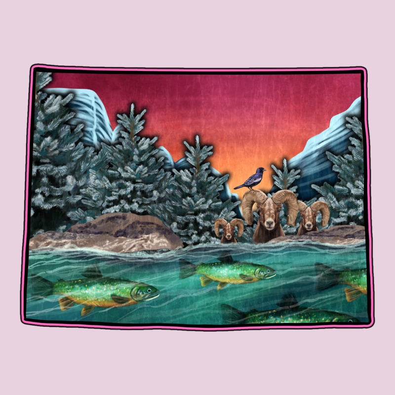 Colorado Scenery Map Ladies Tee by Bettercallsaul | Teevron