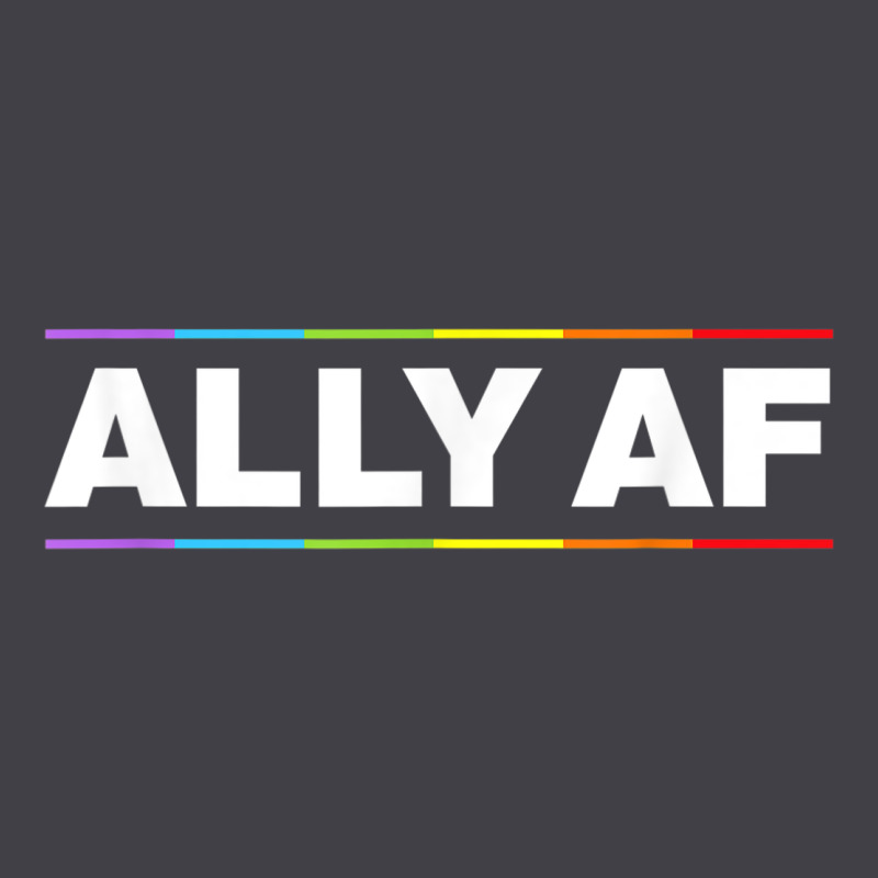 Ally Af Pride Rainbow Shirt  Proud Lgbtq Ally Tshirt Heavyweight Hoodie by minhPixels | Teevron