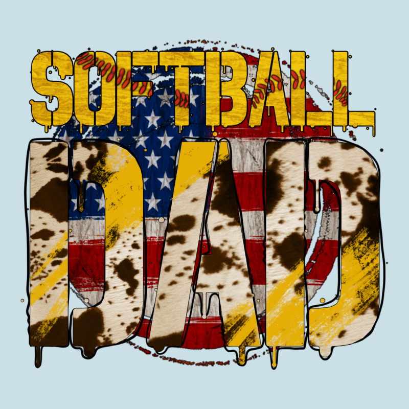 American Softball Dad Ladies Tee by Bettercallsaul | Teevron