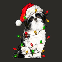 Christmas Shih Tzu Dog Heavy Core Tee | Teevron