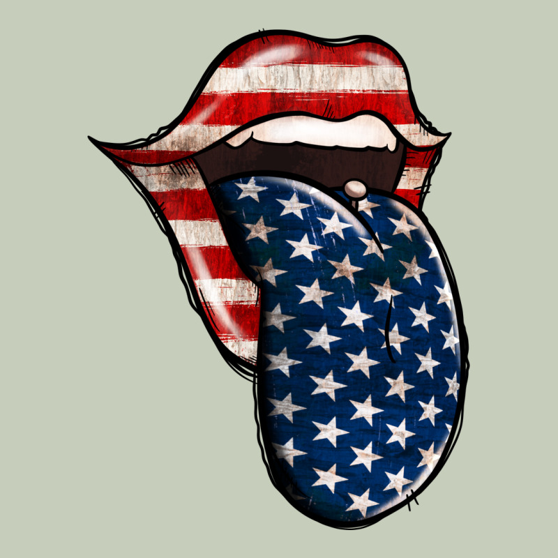 American Toungue For 4th Of July Ladies Tee by Bettercallsaul | Teevron