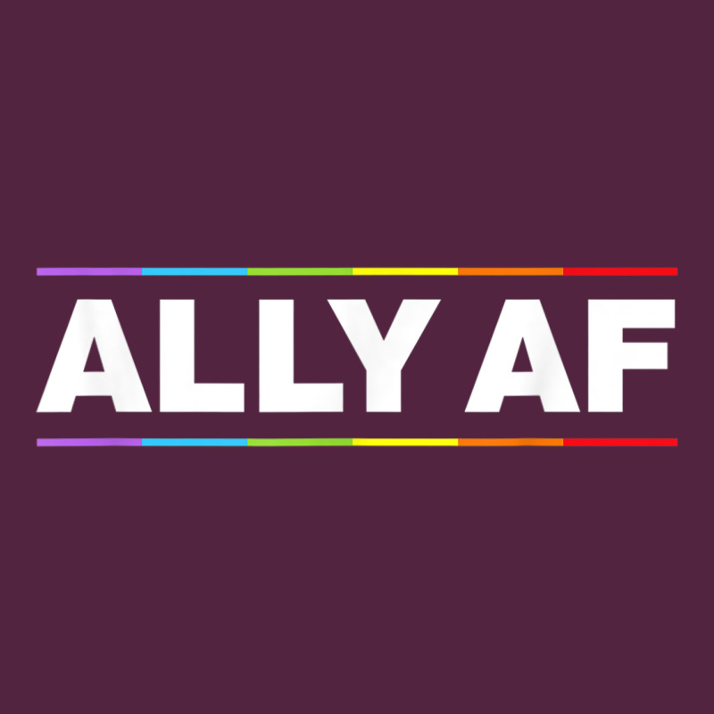 Ally Af Pride Rainbow Shirt  Proud Lgbtq Ally Tshirt Urban Hoodie by minhPixels | Teevron